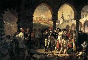 Baron Antoine-Jean Gros Napoleon Bonaparte Visiting the Plague-stricken at Jaffa Spain oil painting artist